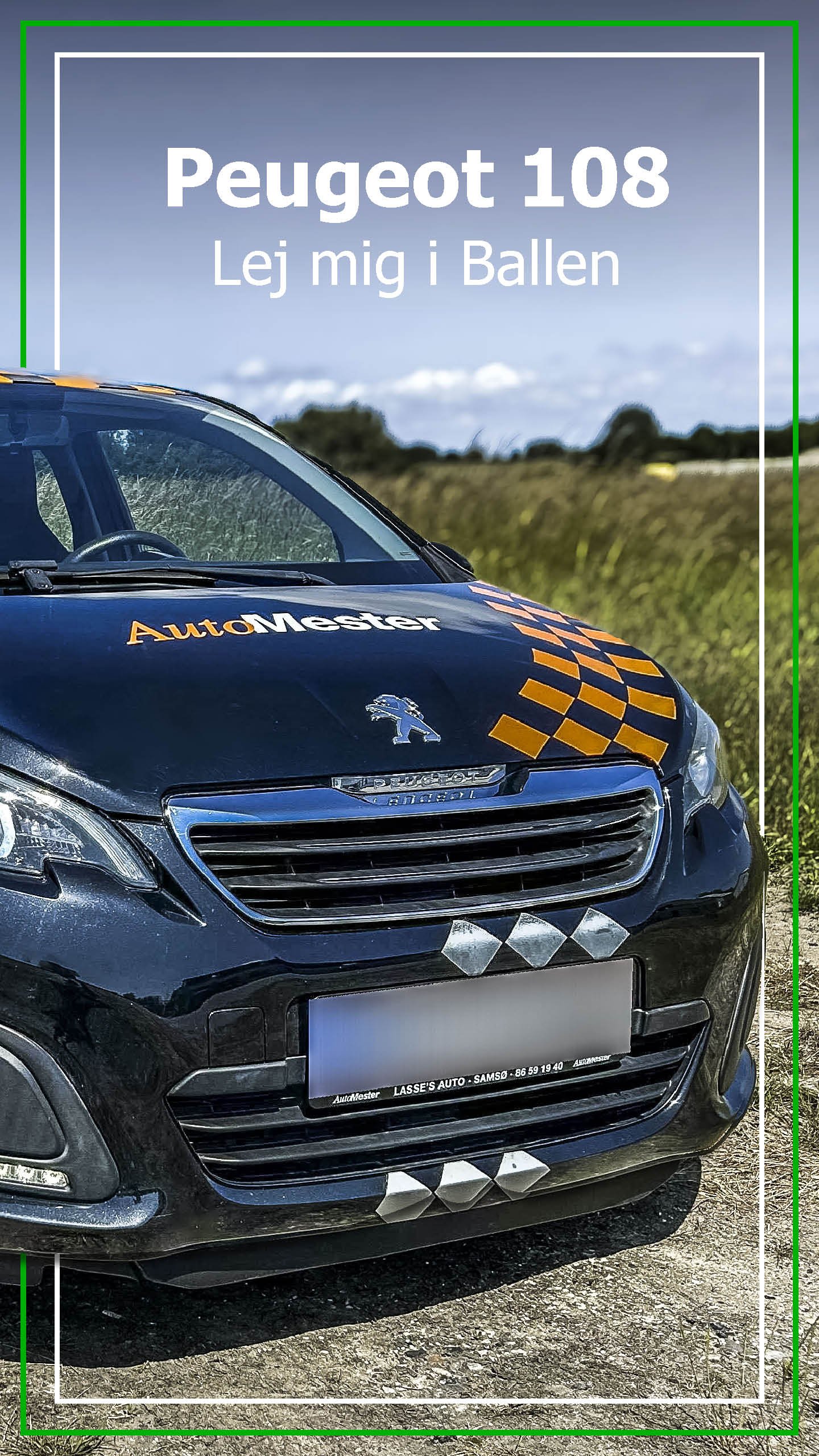 Lej en peugeot på samsø