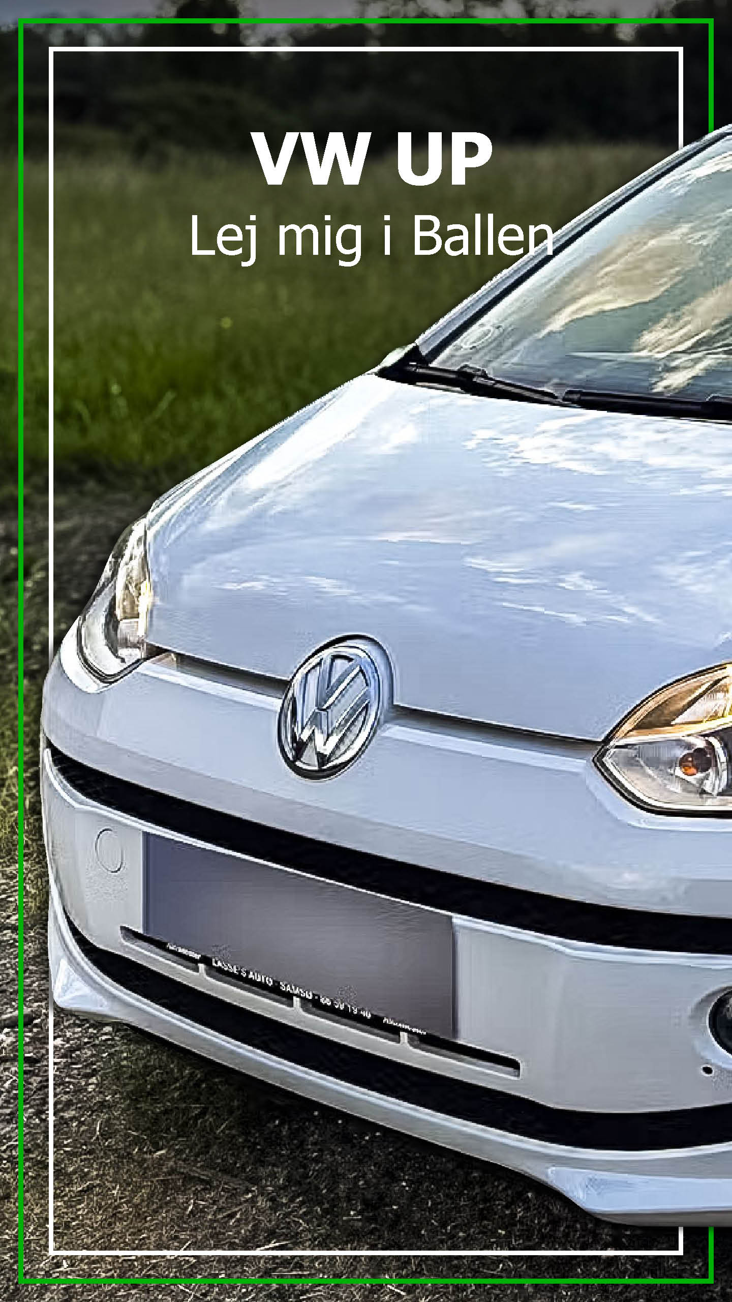 Lej en blå toyota på samsø
